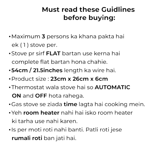 RAF Single Burner Electric Hot Stove |