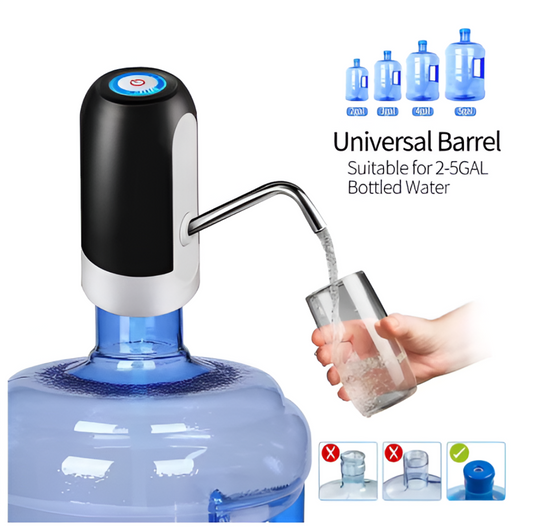 Effortless Electric Water Bottle Pump Dispenser | USB Rechargeable & Portable