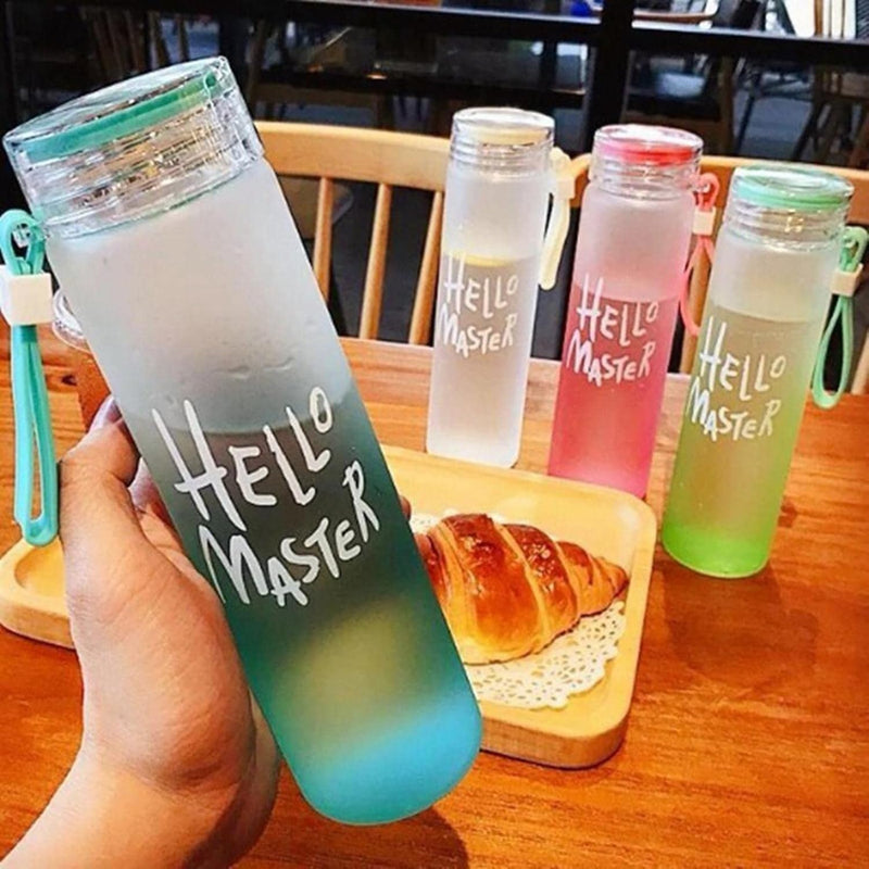 Hello Master Borosilicate Water Bottle