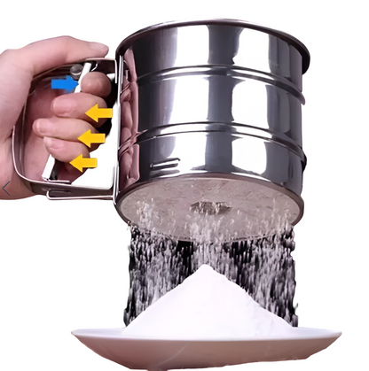 Professional Stainless Steel Handheld Flour Sifter