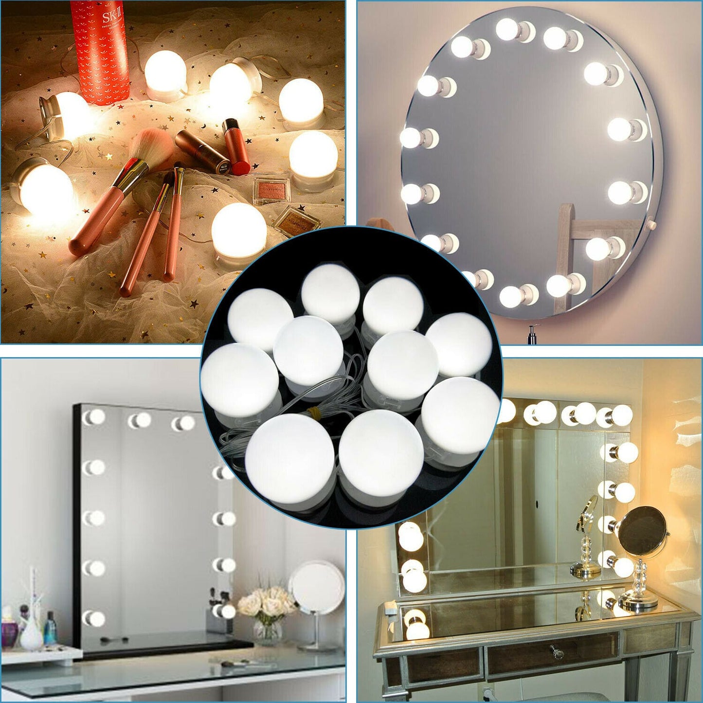 Vanity Mirror Light (10 Bulbs)