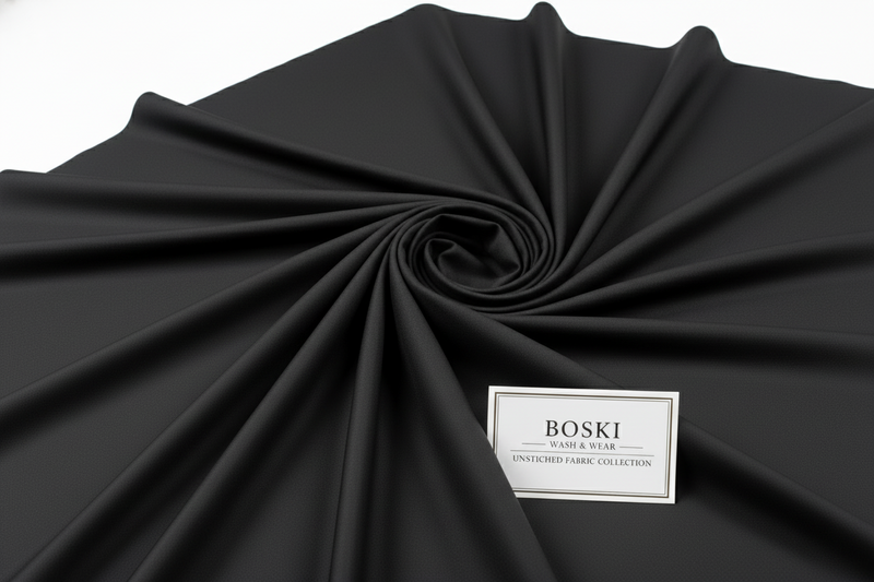 Jet black color Men suit