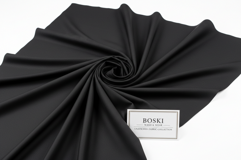 Jet black color Men suit