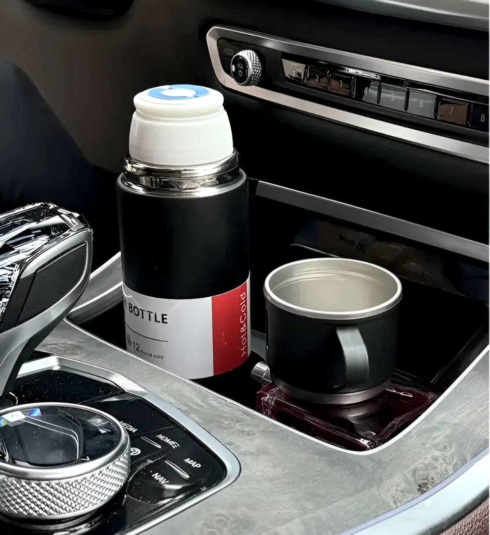 2-in-1 Dual-Use Vacuum Flask & Cup Set - 500ml