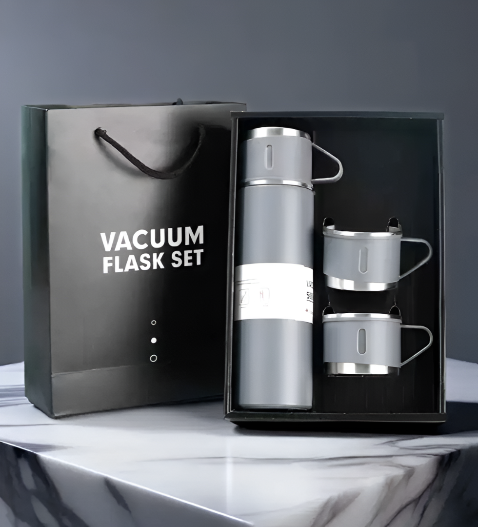 2-in-1 Dual-Use Vacuum Flask & Cup Set - 500ml