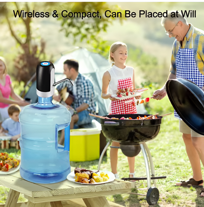 Effortless Electric Water Bottle Pump Dispenser | USB Rechargeable & Portable
